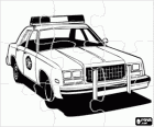 Puzzle of police car