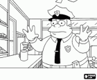 The chief of police of Springfield Clancy Wiggum - Chief Wiggum