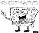 SpongeBob is a sea sponge with big eyes