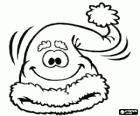 Santa Claus Hat with a smiling face