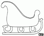 Christmas sleigh for decorate