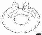 Christmas Wreath with ribbon to decorate