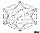 Mandala Christmas with the Star of Bethlehem
