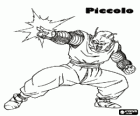 Piccolo, a very strong warrior, Goku's friend and Gohan's master