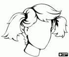 Girl head for drawing the face