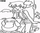 The Pokemon Psyduck and May, Pokémon Trainer