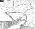 The Great Wall of China, ancient fortification to protect the northern border of the Chinese empire