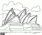 The Sydney Opera House in Australia, by the Danish architect Jørn Utzon