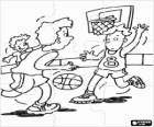 A basketball game puzzle