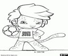 Zakumi, the 2010 World Cup official mascot is a leopard