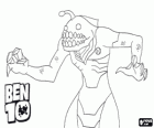 The Ben 10 alien Ripjaw can breathe underwater