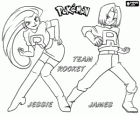 The criminal Team Rocket is formed by Jessie, James and Meowth and lead by Giovanni