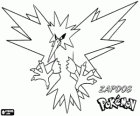 Zapdos is one of the pokémon legendary birds that is said to live in thunderclouds