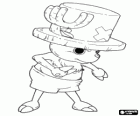 Tony Tony Chopper is a medical expert who is transformed into an anthropomorphic creature