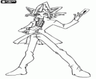 Yugi is a quiet and weak boy that becomes in battle in a person with strength, courage and great wisdom