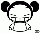 Pucca is a very cheerful and outgoing girl
