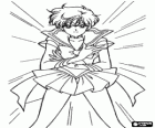 Haruka Tenou or Amara Tenoh can transform into Sailor Uranus