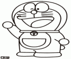 Doraemon is the magic friend of Nobita and protagonist of the adventures