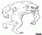 Fearsome werewolf
