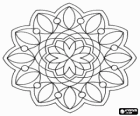 A flower mandala