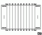 American football field scheme