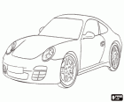 One of the famous Porsche Carrera car models