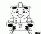 Thomas the Tank Engine is a steam locomotive and displays the running number 1. Thomas and Friends or Thomas the Tank Engine