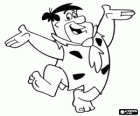 Fred Flintstone, main character of the adventures of The Flintstones