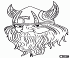 Face of a Viking chief