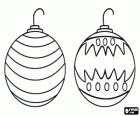 Christmas balls to paint and decorate