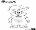 Nice hip-hop Panfu panda
