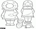 Doll dress up game, a girl from Alaska or Eskimo girl