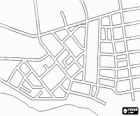 Map of city streets