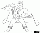 The superhero Metro Man is the rival of the supervillain Megamind