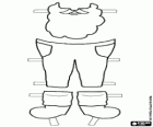 Dress up game Santa Claus for winter: the long winter beard, pants and boots