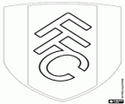 Shield or emblem of Fulham FC, English football club