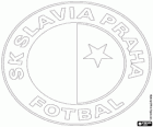 Emblem of SK Slavia Prague, Sportovní klub Slavia Praha fotbal a.s., Czech football team