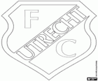 Emblem of FC Utrecht, Football Club Utrecht, Dutch soccer club