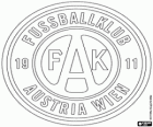 Emblem of FK Austria Vienna, Fußballklub Austria Wien, Austrian football club 