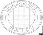 Logo of HNK Hajduk Split, Croatian soccer club