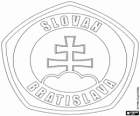 Emblem of SK Slovan Bratislava, Slovakian football club