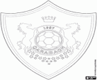 Logo of FK Qarabag Aghdam or FK Karabakh Agdam, Azerbaijani football club