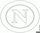 Emblem of SSC Napoli, Società Sportiva Calcio Napoli, italian football team based in Naples