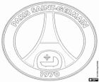 Logo of PSG FC or Paris Saint-Germain FC, French football club