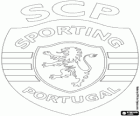 Emblem of Sporting Clube de Portugal, Sporting Lisbon, Portuguese football club