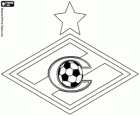 Emblem of FC Spartak Moscow, Russian football club. Futbolni Klub Spartak Moskva, russian original name transliterated
