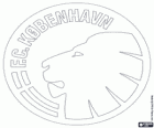 Emblem of FC Copenhagen, Danish football club. F.C. København, original name in Danish