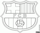 Logo of FC Barcelona, Spanish football club. Barça