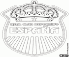 Logo of RCD España, known as the Real España, soccer club from San Pedro Sula, Honduras