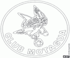 Badge of CD Motagua. Soccer Club of Tegucigalpa, Honduras